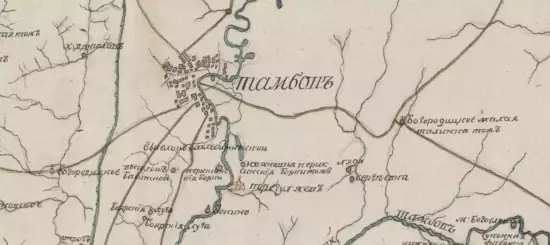 Геометрическая карта Тамбовского наместничества 1791 год - screenshot_936.webp