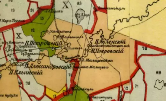 Карта Петропавловского уезда Акмолинской области 1909 год - screenshot_2006.webp