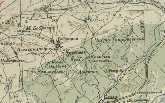 Карта Сузунского района Новосибирской области 1944 года - screenshot_2016.webp