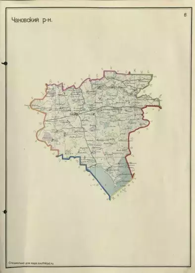 Карта Чановского района Новосибирской области 1944 года - screenshot_2025.webp