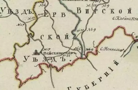 Почтовая карта Эстляндской губернии 1808 года - screenshot_2154.webp
