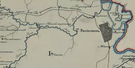 Карта Весьегонского уезда Тверской губернии 1825 года - screenshot_2224.webp