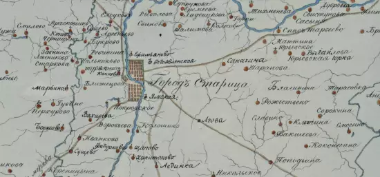 Карта Старицкого уезда Тверской губернии 1825 года - screenshot_2232.webp
