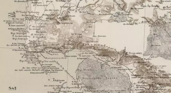 Карта части Закаспийского края составленная по новейшим сведениям 1873 года - screenshot_2277.webp