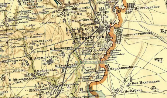 Карта Мелитопольского уезда Таврической губернии 1911 года - screenshot_2285.webp