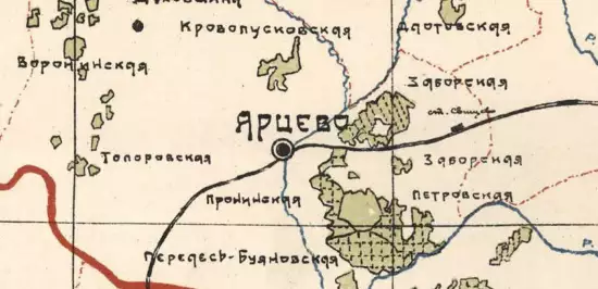 Карта лесов общегосударственного значения Смоленской губернии 1928 года - screenshot_2413.webp