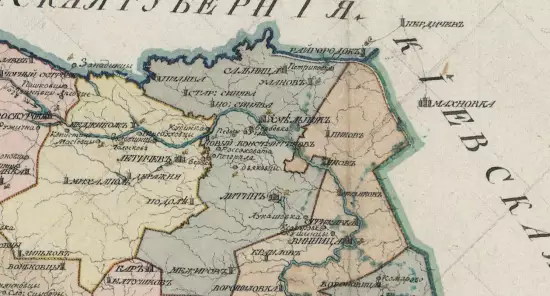 Дорожная почтовая карта Подольской губернии 1809 года - screenshot_2581.webp