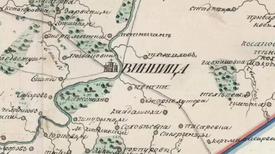 Карта Винницкого повета уезда 1802, 1809 и 1815 гг. - screenshot_2603.webp