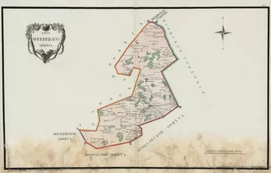 Карта Винницкого повета уезда 1802, 1809 и 1815 гг. - screenshot_2604.webp