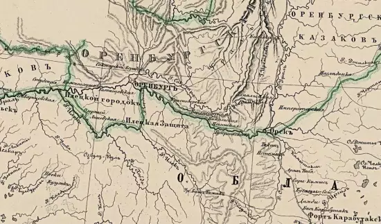 Карта Киргизской степи и Туркестанского военного округа 1901 года - screenshot_2679.webp