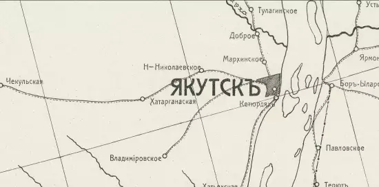Карта путей сообщения Дальнего Востока 1915 года - screenshot_2690.webp