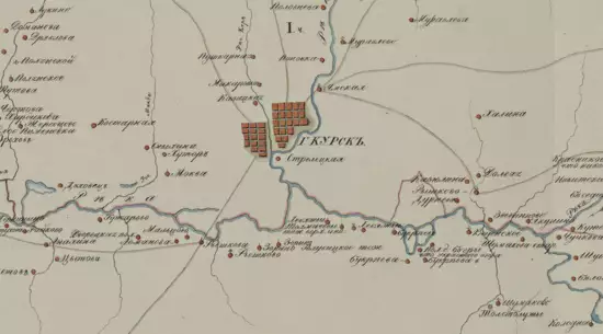 Карта Курского уезда Курской губернии 1785 года - screenshot_2769.webp