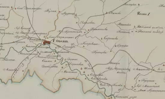 Карта Обоянского уезда Курской губернии 1785 года - screenshot_2775.webp