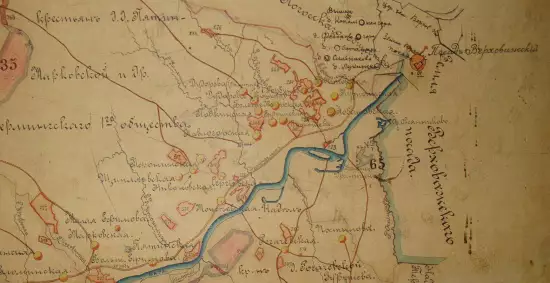 Карта Морозовского имения Вельского округа 1907 года - screenshot_2955.webp