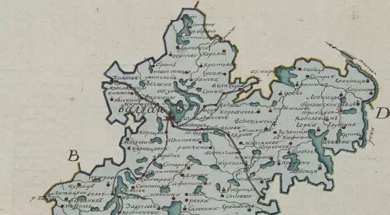 Геометрическая карта Валдайского уезда 1795 года - screenshot_2979.webp
