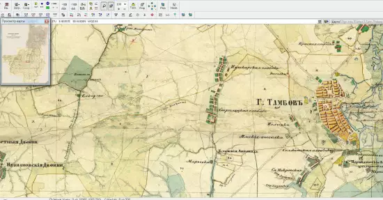 Карты Менде Тамбовской губернии 1862 года 2 версты - screenshot_3103.webp